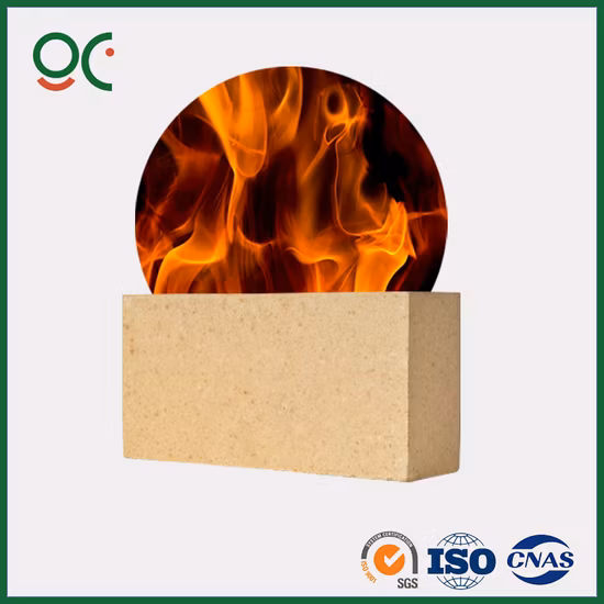Tijolo refratário refratário de alta alumina à prova de fogo por atacado
