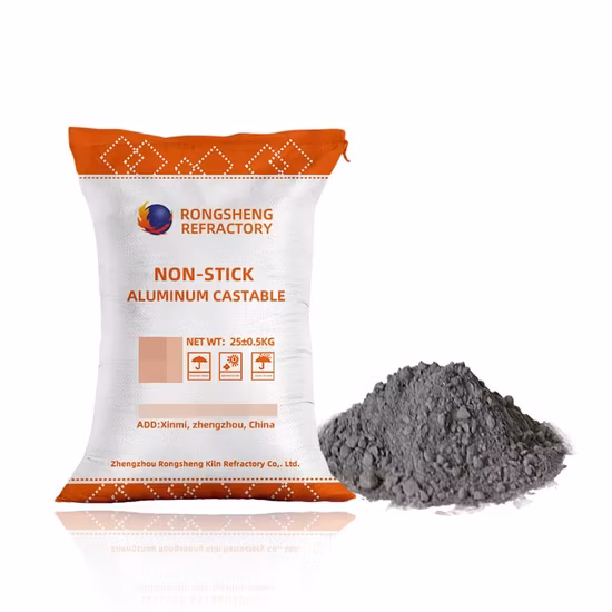 Material refratário sem forma de carboneto de silício, argamassa isolante de baixo cimento, refratário de alta alumina, moldável para forno de tratamento térmico