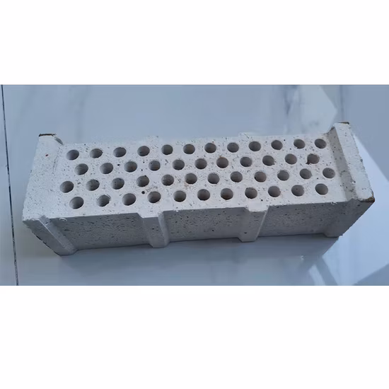 Tijolos defletores cerâmicos de favo de mel de tijolo refratário de alta alumina para regenerador